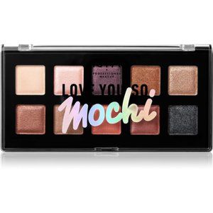 NYX Professional Makeup Love You So Mochi paleta očních stínů odstín 02 Sleek And Chic 13 g