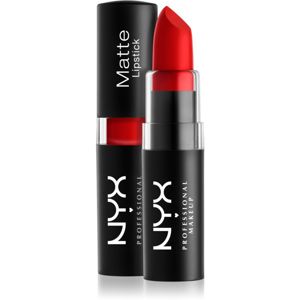 NYX Professional Makeup Matte Lipstick klasická matná rtěnka odstín 10 Perfect Red 4,5 g