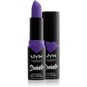 NYX Professional Makeup Suede Matte Lipstick matná rtěnka odstín 16 Cyberpop 3,5 g