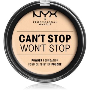 NYX Professional Makeup Can't Stop Won't Stop Powder Foundation pudrový make-up odstín 1 - Pale 10.7 g