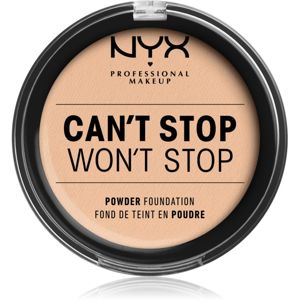 NYX Professional Makeup Can't Stop Won't Stop pudrový make-up odstín 6 Vanilla 10,7 g