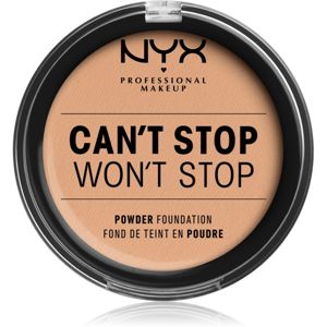 NYX Professional Makeup Can't Stop Won't Stop Powder Foundation pudrový make-up odstín 7 Natural 10,7 g