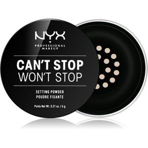 NYX Professional Makeup Can't Stop Won't Stop sypký pudr odstín 01 Light 6 g