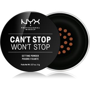 NYX Professional Makeup Can't Stop Won't Stop sypký pudr odstín 04 Medium-deep 6 g