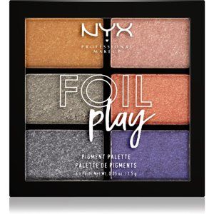 NYX Professional Makeup Foil Play paleta očních stínů