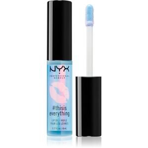 NYX Professional Makeup #thisiseverything olej na rty odstín 02 Sheer Blue 8 ml