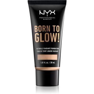 NYX Professional Makeup Born To Glow tekutý rozjasňující make-up odstín 06 Vanilla 30 ml