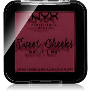 NYX Professional Makeup Sweet Cheeks Blush Matte tvářenka odstín RED RIOT 5 g
