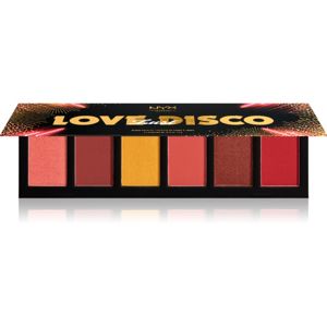 NYX Professional Makeup Love Lust Disco Sweet Cheeks Blush paletka na tvář 6 x 5 g