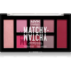 NYX Professional Makeup Matchy-Matchy paletka očních stínů odstín 05 Berry Mauve 15 g
