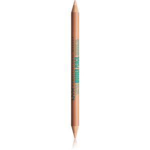 NYX Professional Makeup Wonder Pencil oboustranná tužka na oči odstín 03 Medium Peach 2x0,7 g