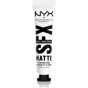 NYX Professional Makeup Limited Edition Halloween 2022 SFX Paints krémové stíny na obličej a tělo odstín 06 White Frost 15 ml