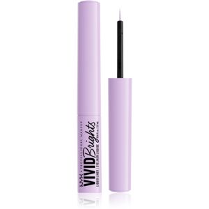 NYX Professional Makeup Vivid Brights tekuté oční linky odstín 07 Lilac Link 2 ml