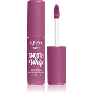 NYX Professional Makeup Smooth Whip Matte Lip Cream sametová rtěnka s vyhlazujícím efektem odstín 19 Snuggle Sesh 4 ml