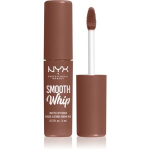 NYX Professional Makeup Smooth Whip Matte Lip Cream sametová rtěnka s vyhlazujícím efektem odstín 24 Memory Foam 4 ml