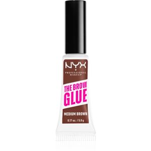 NYX Professional Makeup The Brow Glue gel na obočí odstín 03 Medium Brown 5 g