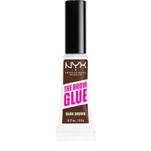 NYX Professional Makeup The Brow Glue gel na obočí odstín 04 Dark Brown 5 g