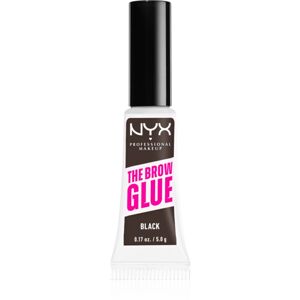 NYX Professional Makeup The Brow Glue gel na obočí odstín 05 Black 5 g