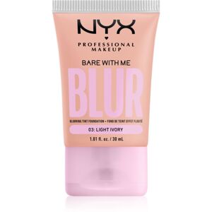 NYX Professional Makeup Bare With Me Blur Tint hydratační make-up odstín 03 Light Ivory 30 ml