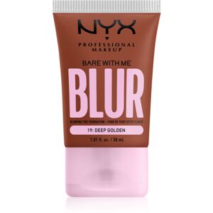 NYX Professional Makeup Bare With Me Blur Tint hydratační make-up odstín 19 Deep Golden 30 ml