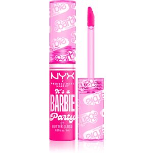 NYX Professional Makeup Barbie Butter Lip Gloss lesk na rty odstín 01 It's a BARBIE PARTY! 8 ml