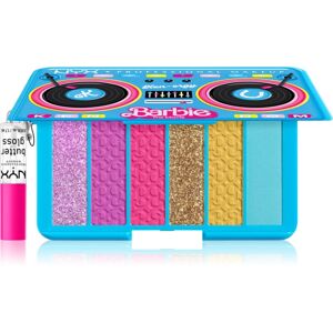 NYX Professional Makeup Barbie On The Go Eye Palette paletka očních stínů odstín 02 Turn up the KEN-ERGY! 45 g