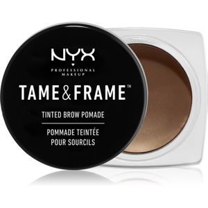 NYX Professional Makeup Tame & Frame Brow pomáda na obočí odstín 02 Chocolate 5 g