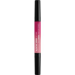 NYX Professional Makeup Ombre Lip Duo rtěnka + tužka na rty odstín Pink Bubbles & Caviar 0,45 g + 0,14 g