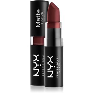 NYX Professional Makeup Matte Lipstick klasická matná rtěnka odstín 37 Dark Era 4,5 g