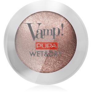 Pupa Vamp! Wet&Dry oční stíny pro mokré a suché použití s perleťovým leskem odstín 103 Rose Gold 1 g