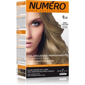 Brelil Numéro Permanent Coloring barva na vlasy odstín 9.10 Very Light Ash Blonde 125 ml