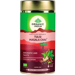 Organic India Tulsi Masala Chai bylinný čaj sypaný 100 g