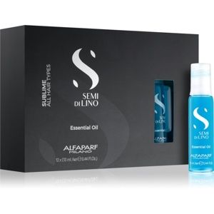 Alfaparf Milano Semi di Lino Sublime Essential Oil olejová péče pro všechny typy vlasů 12 x 13 ml