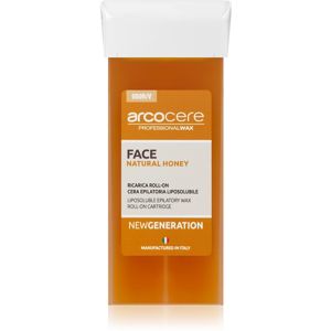 Arcocere Professional Wax Face Natural Honey epilační vosk na obličej náhradní náplň 100 ml