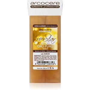 Arcocere Professional Wax Oro Puro Gold epilační vosk se třpytkami náplň 100 ml