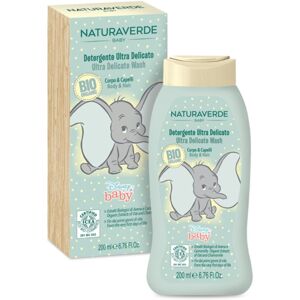Disney Naturaverde Baby Ultra Delicate Wash sprchový gel a šampon 2 v 1 pro děti od narození 200 ml