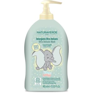 Disney Naturaverde Baby Ultra Delicate Wash sprchový gel a šampon 2 v 1 pro děti od narození 400 ml