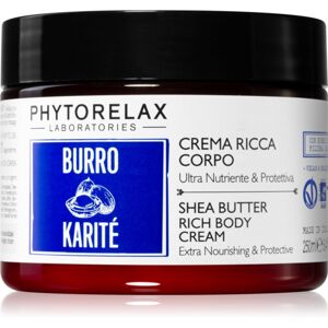 Phytorelax Laboratories Shea Butter výživný tělový krém s bambuckým máslem 250 ml