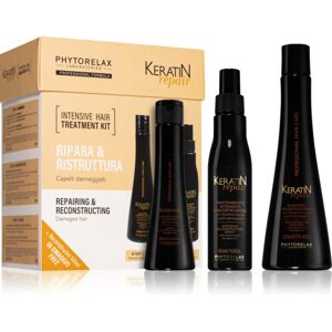 Phytorelax Laboratories Keratin Repair dárková sada (pro poškozené vlasy)