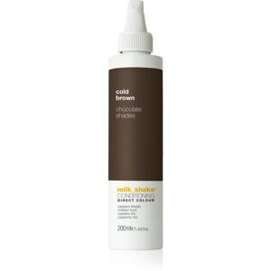 Milk Shake Direct Colour tónovací kondicionér pro intenzivní hydrataci pro všechny typy vlasů Cold Brown 200 ml