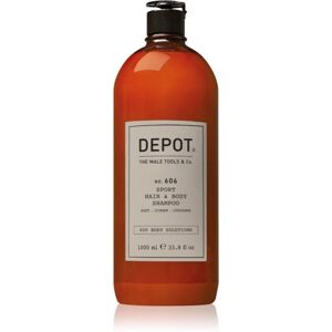 Depot No. 606 Sport Hair & Body osvěžující šampon na tělo a vlasy 100 ml