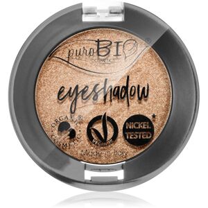 puroBIO Cosmetics Compact Eyeshadows oční stíny odstín 01 Champagne 2,5 g