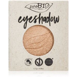 puroBIO Cosmetics Compact Eyeshadows oční stíny náhradní náplň odstín 01 Champagne 2,5 g