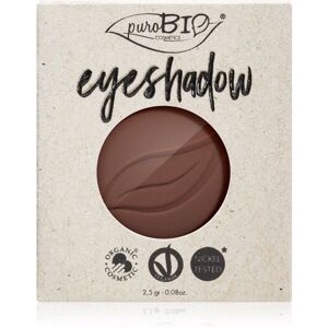 puroBIO Cosmetics Compact Eyeshadows oční stíny náhradní náplň odstín 03 Brown 2,5 g