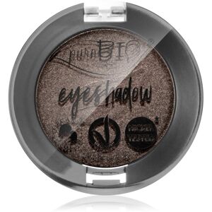 puroBIO Cosmetics Compact Eyeshadows oční stíny odstín 19 Intense Gray 2,5 g