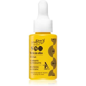 puroBIO Cosmetics Brightening Oil Serum rozjasňující sérum proti prvním známkám stárnutí pleti 15 ml
