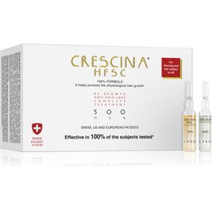 Crescina 500 Re-Growth and Anti-Hair Loss péče pro podporu růstu a proti padávání vlasů pro muže 500 20 x 3,5 ml