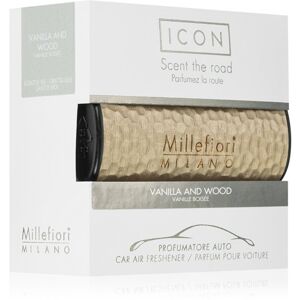 Millefiori Icon Vanilla & Wood vůně do auta 1 ks