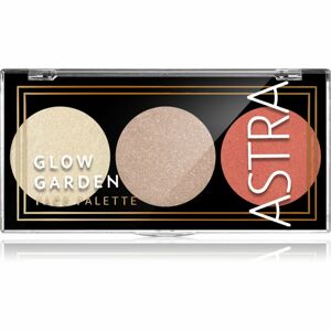 Astra Make-up Palette Glow Garden paleta rozjasňovačů odstín Peach Paradox 7,5 g