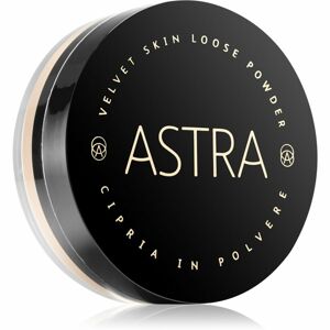 Astra Make-up Velvet Skin rozjasňující sypký pudr pro sametový vzhled pleti odstín 02 Porcelain 11 g